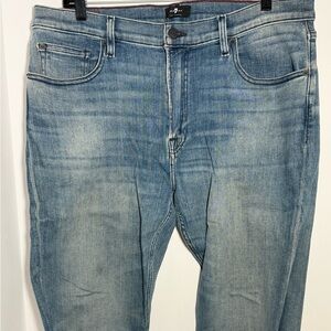7 For All Mankind Light Blue Relaxed Jeans